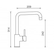 Смеситель Schock FONOS оникс
