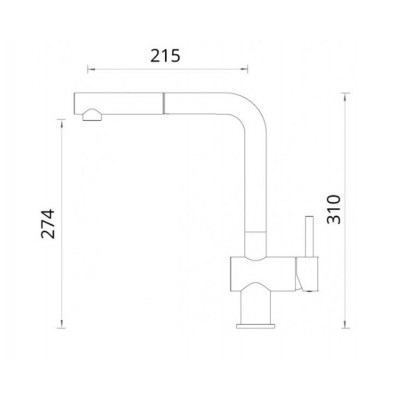Смеситель Schock ЕPOS-D оникс Смеситель Schock ЕPOS-D оникс