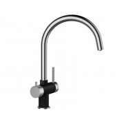 Смеситель Schock ARES сталь/оникс (2 в 1)