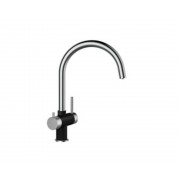 Смеситель Schock ARES сталь/оникс (2 в 1)