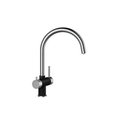 Смеситель Schock ARES сталь/оникс (2 в 1) Смеситель Schock ARES сталь/оникс (2 в 1)