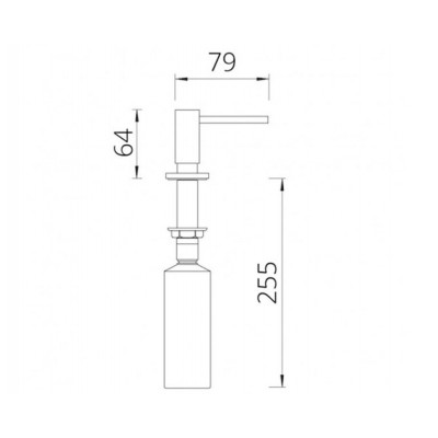 Дозатор Schock SAMO хром Дозатор Schock SAMO хром