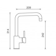 Смеситель Schock FONOS хром