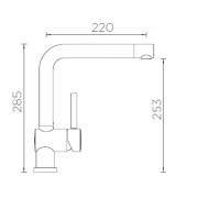Смеситель Schock PIEGA хром