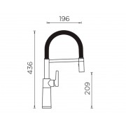Смеситель Schock SC-550 хром/саббиа