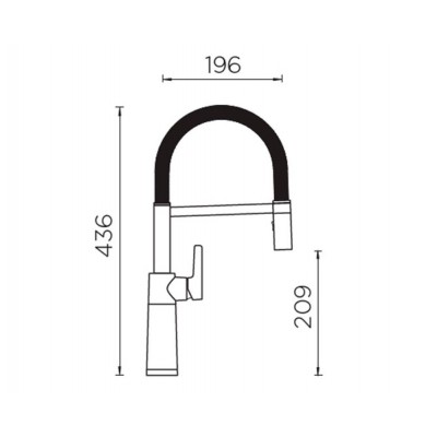 Смеситель Schock SC-550 хром/эверест Смеситель Schock SC-550 хром/эверест