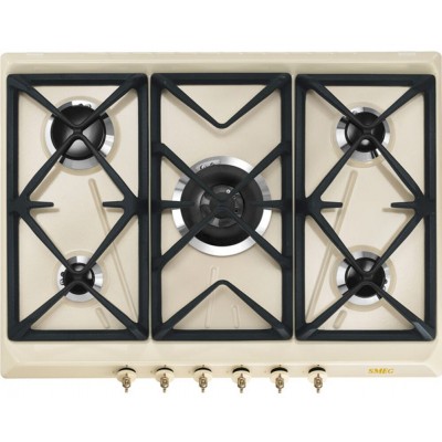 Варочная поверхность газовая SMEG SRV876POGH акция Варочная поверхность газовая SMEG SRV876POGH акция