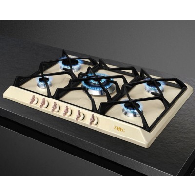 Варочная поверхность газовая SMEG SRV876POGH акция Варочная поверхность газовая SMEG SRV876POGH акция