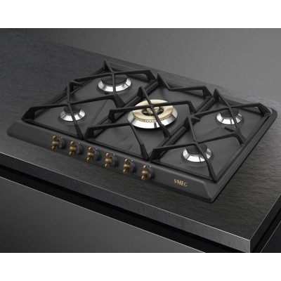 Варочная поверхность газовая SMEG SRV876AOGH Варочная поверхность газовая SMEG SRV876AOGH