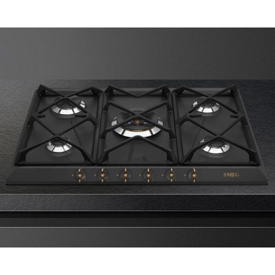 Варочная поверхность газовая SMEG SRV876AOGH Варочная поверхность газовая SMEG SRV876AOGH