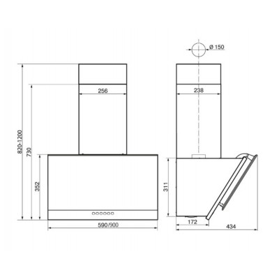 Вытяжка Эликор Рубин Ceramics S4 антрацит/бронзовый травертин 90П-700-Э4Д Вытяжка Эликор Рубин Ceramics S4 антрацит/бронзовый травертин 90П-700-Э4Д