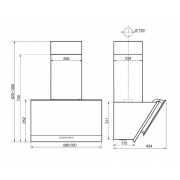 Вытяжка Эликор Рубин Ceramics S4 антрацит/сланец 90П-700-Э4Д