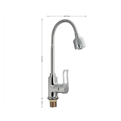 Смеситель FABIA 9754 гибкий излив, хром Смеситель FABIA 9754 гибкий излив, хром