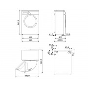 Стиральная машина SMEG WM3T60CRU