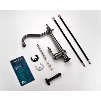 Смеситель PAULMARK Retro Re213226-GM воронёная сталь (с подкл. фильтра) Смеситель PAULMARK Retro Re213226-GM воронёная сталь (с подкл. фильтра)