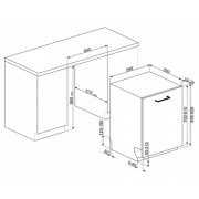 Посудомоечная машина встр. SMEG STL323BQLH