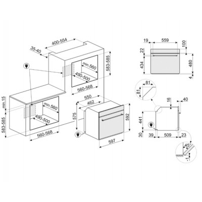 Духовой шкаф SMEG SF800B акция Духовой шкаф SMEG SF800B акция