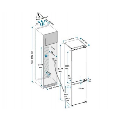 Холодильник Hyundai HBR 1785 Холодильник Hyundai HBR 1785