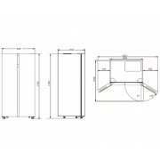 Холодильник Hyundai CS4505F 2-хкамерн. черный