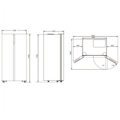 Холодильник Hyundai CS4502F 2-хкамерн. нерж.сталь Холодильник Hyundai CS4502F 2-хкамерн. нерж.сталь