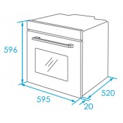 Духовой шкаф электрический AKPO PEA 7009SED03 BL