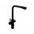 Смеситель кухонный MAGNUS 91125 Г-образный, с подкл. фильтра, ЧЁРНЫЙ, из нерж. стали 304 Смеситель кухонный MAGNUS 91125 Г-образный, с подкл. фильтра, ЧЁРНЫЙ, из нерж. стали 304