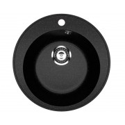 Мойка Practik PR-M 475-004 чёрный оникс d=475мм (без сливной арматуры)
