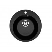Мойка Practik PR-M 475-004 чёрный оникс d=475мм (без сливной арматуры)
