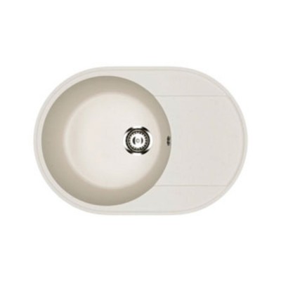 Мойка Practik PR-M 610-001 белый камень 610х470мм (без сливной арматуры) Мойка Practik PR-M 610-001 белый камень 610х470мм (без сливной арматуры)