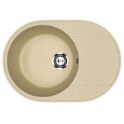 Мойка Practik PR-M 610-002 слоновая кость 610х470мм (без сливной арматуры)