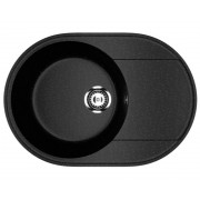 Мойка Practik PR-M 610-004 чёрный оникс 610х470мм (без сливной арматуры)
