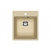 Мойка Practik PR-M 425-002 слоновая кость 425х485мм (без сливной арматуры)