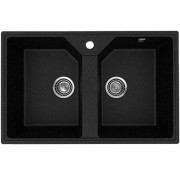 Мойка Practik PR-M 770-004 чёрный оникс 770х490мм (без сливной арматуры)