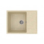 Мойка Practik PR-M 650-002 слоновая кость 650х495мм (без сливной арматуры)