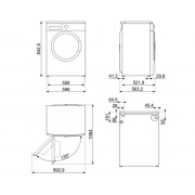 Стиральная машина SMEG WM3T84RU