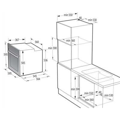 Духовой шкаф эл. GORENJE BOS6737E20FBG Духовой шкаф эл. GORENJE BOS6737E20FBG