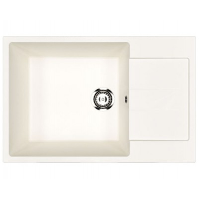 Кухонная мойка Ecology Stone R-27-331 белый 760x500мм Кухонная мойка Ecology Stone R-27-331 белый 760x500мм