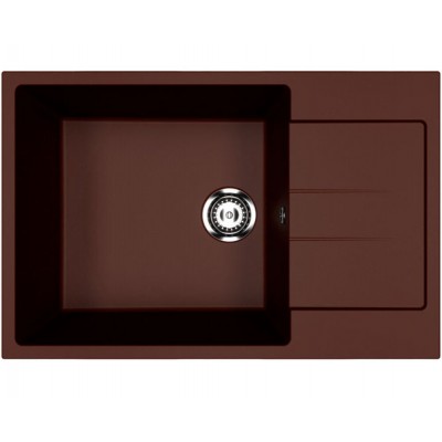 Кухонная мойка Ecology Stone R-27-345 шоколад 760x500мм Кухонная мойка Ecology Stone R-27-345 шоколад 760x500мм