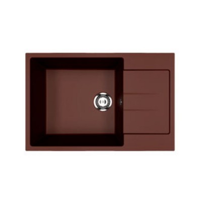 Кухонная мойка Ecology Stone R-27-345 шоколад 760x500мм Кухонная мойка Ecology Stone R-27-345 шоколад 760x500мм