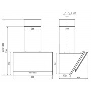 Вытяжка Эликор Рубин 60П-1000-Е4Д белый