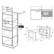 Встраиваемая микроволновая печь AKPO MEA 92508 SEA07 WH