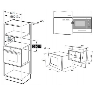 Встраиваемая микроволновая печь AKPO MEA 92508 SEA07 WH Встраиваемая микроволновая печь AKPO MEA 92508 SEA07 WH