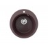 Кухонная мойка Ecology Stone R-13-345 шоколад d=495мм Кухонная мойка Ecology Stone R-13-345 шоколад d=495мм