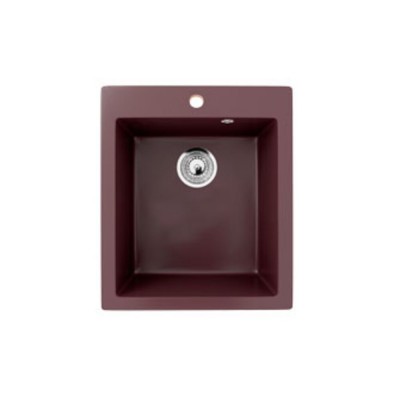 Кухонная мойка Ecology Stone R-14-345 шоколад 495x420мм Кухонная мойка Ecology Stone R-14-345 шоколад 495x420мм