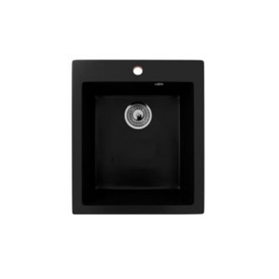 Кухонная мойка Ecology Stone R-14-344 ультра-чёрный 495x420мм Кухонная мойка Ecology Stone R-14-344 ультра-чёрный 495x420мм