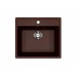 Кухонная мойка Ecology Stone R-15-345 шоколад 550x490мм Кухонная мойка Ecology Stone R-15-345 шоколад 550x490мм