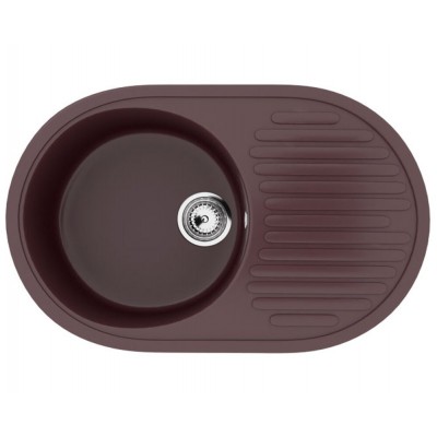 Кухонная мойка Ecology Stone R-16-345 шоколад 720x455мм Кухонная мойка Ecology Stone R-16-345 шоколад 720x455мм