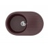 Кухонная мойка Ecology Stone R-16-345 шоколад 720x455мм Кухонная мойка Ecology Stone R-16-345 шоколад 720x455мм