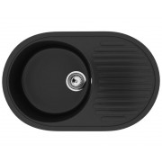 Кухонная мойка Ecology Stone R-16-344 ультра-чёрный 720x455мм