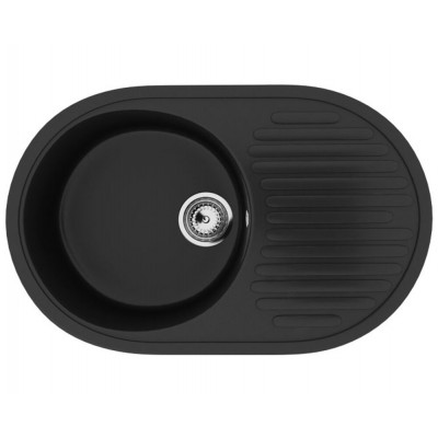Кухонная мойка Ecology Stone R-16-344 ультра-чёрный 720x455мм Кухонная мойка Ecology Stone R-16-344 ультра-чёрный 720x455мм